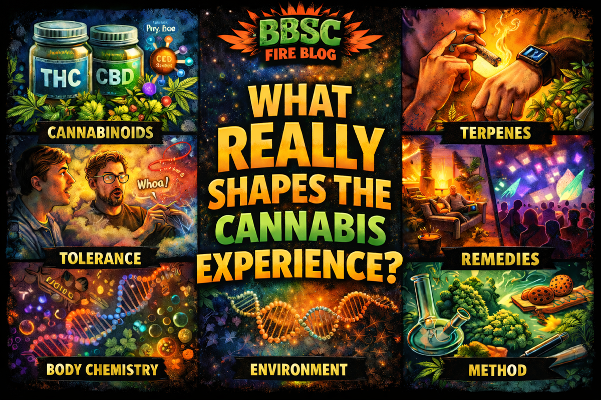 What Really Shapes the Cannabis Experience? | BBSC Fire Blog