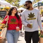 BBSC Gold Outline Leaf & Script Long-Sleeve Tee