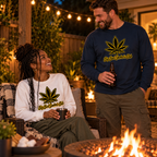 BBSC Gold Outline Leaf & Script Long-Sleeve Tee
