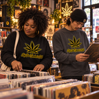 BBSC Gold Outline Leaf & Script Long-Sleeve Tee