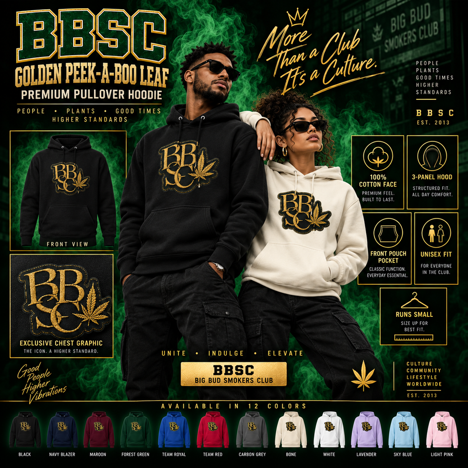BBSC GIT Golden Peek-A-Boo Leaf Unisex Hoodie