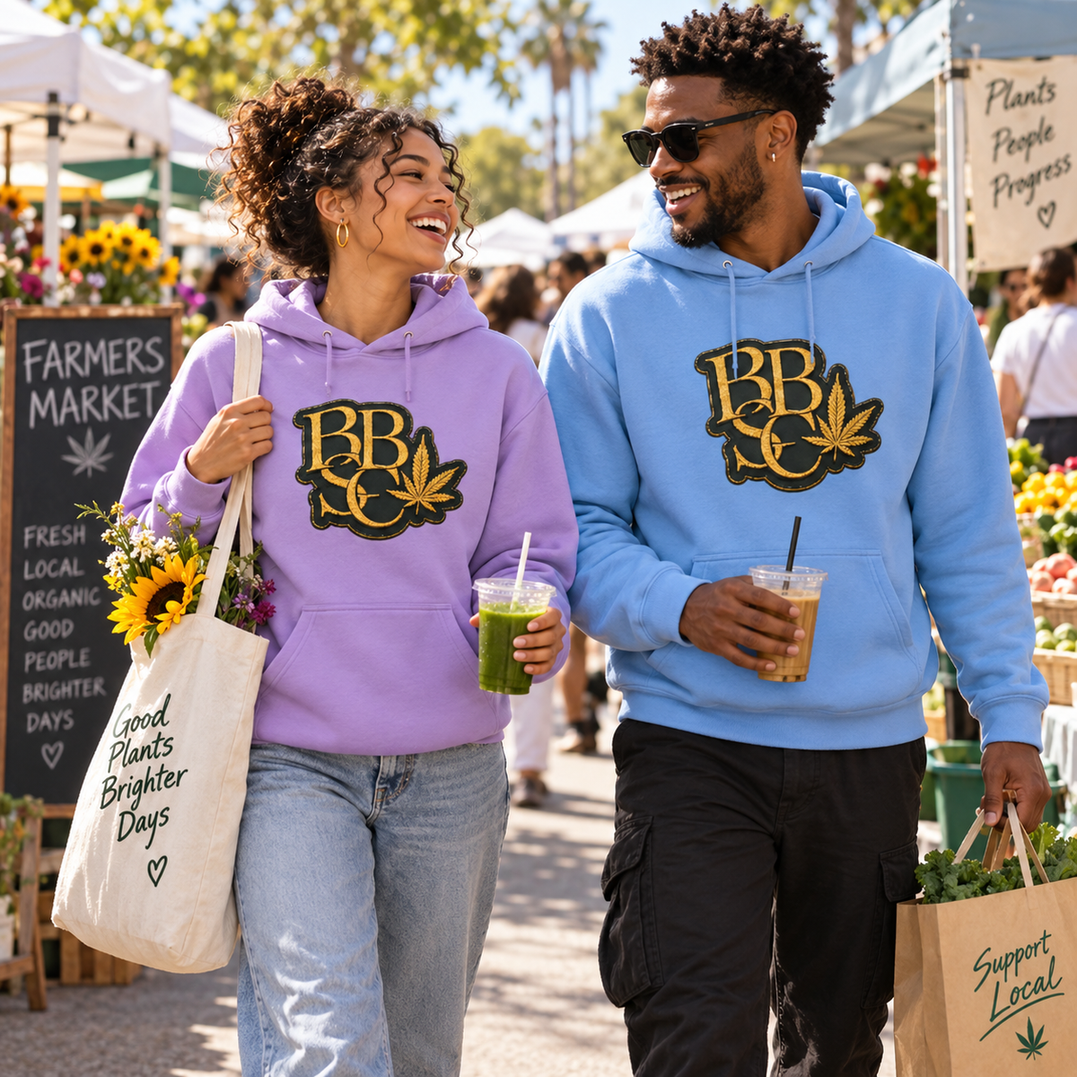 BBSC GIT Golden Peek-A-Boo Leaf Unisex Hoodie