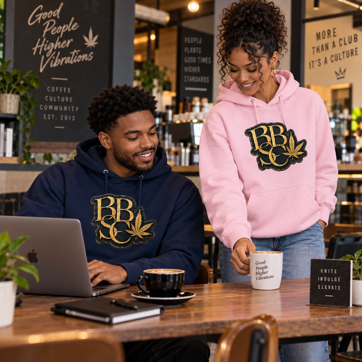 BBSC GIT Golden Peek-A-Boo Leaf Unisex Hoodie
