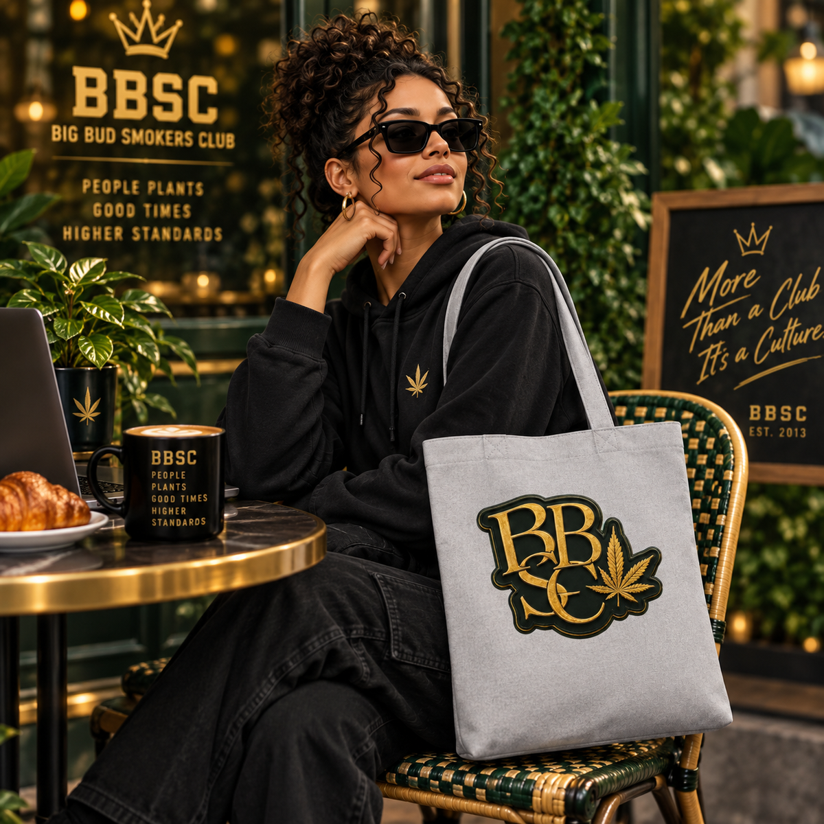 BBSC GIT Golden Peek-A-Boo Leaf Color Tote Bag
