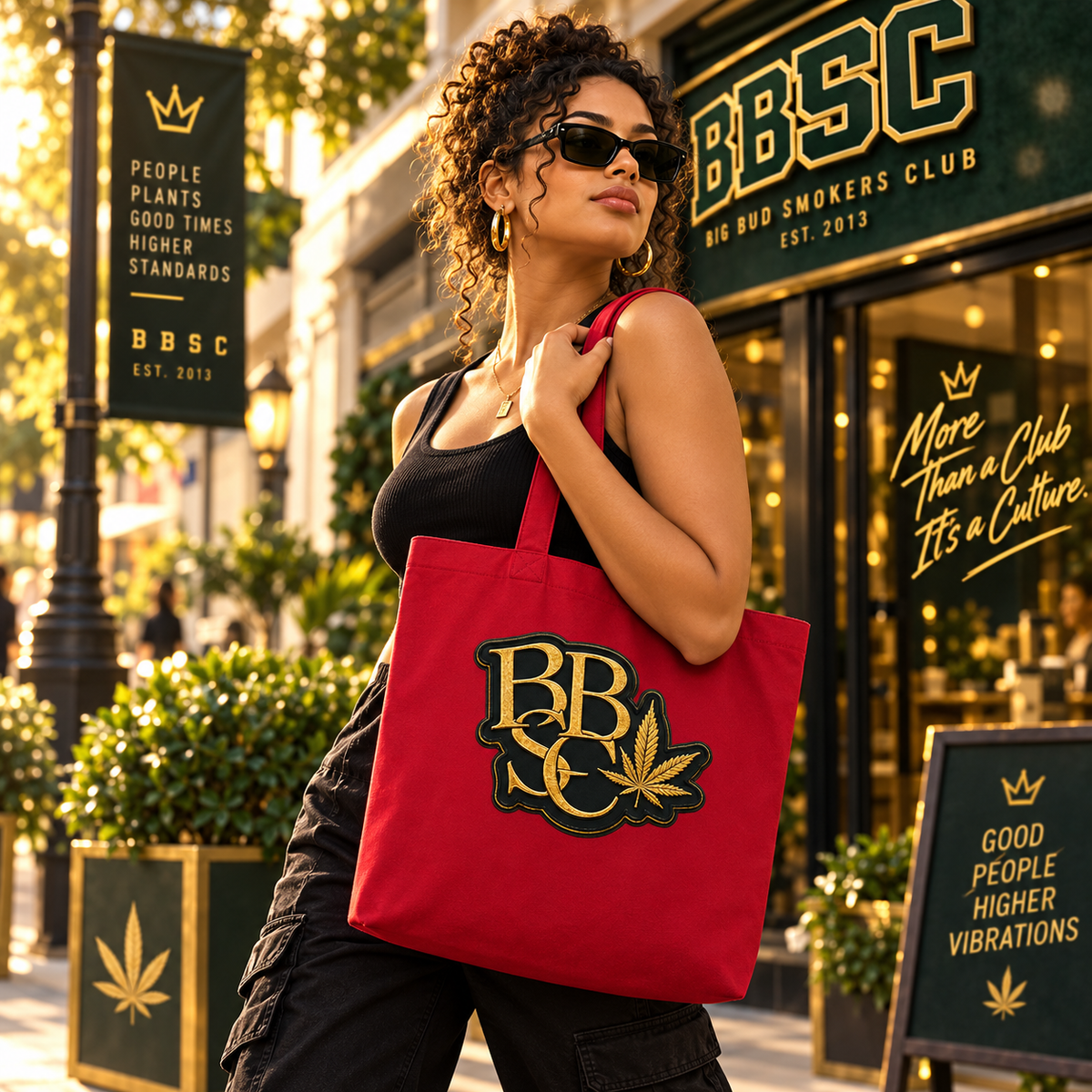 BBSC GIT Golden Peek-A-Boo Leaf Color Tote Bag