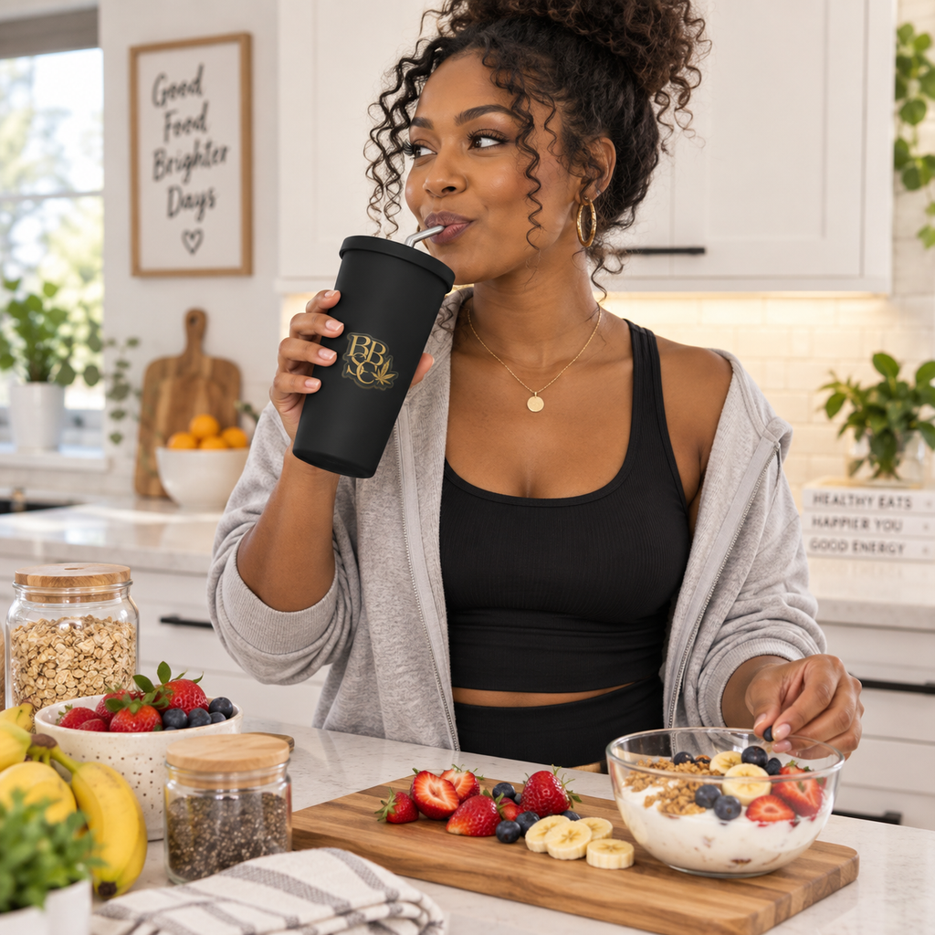 BBSC Golden Peek-A-Boo Leaf Insulated Tumbler