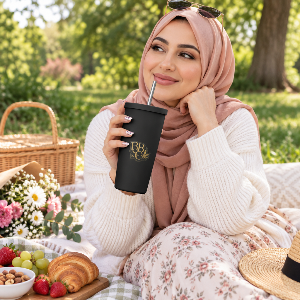 BBSC Golden Peek-A-Boo Leaf Insulated Tumbler