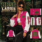 BBSC Ladies Letterman Jacket | Big Bud Smokers Club Varsity Streetwear