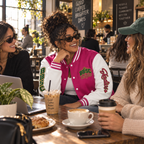 BBSC Ladies Letterman Jacket | Big Bud Smokers Club Varsity Streetwear