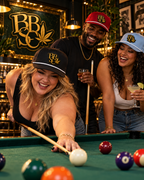 BBSC Golden Leaf 5-Panel Rope Snapback Hat