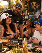 BBSC Golden Leaf 5-Panel Rope Snapback Hat