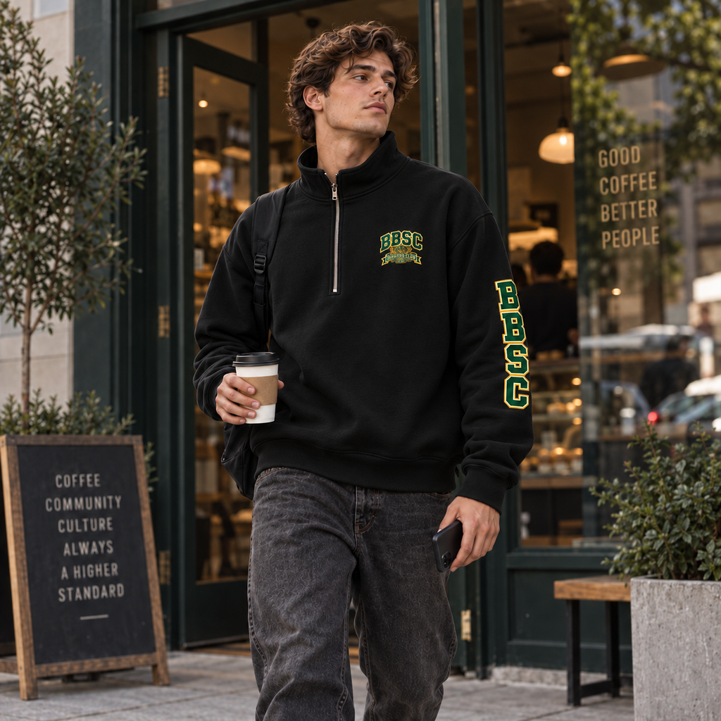 BBSC Heritage Heavyweight Half-Zip Pullover – Varsity Edition