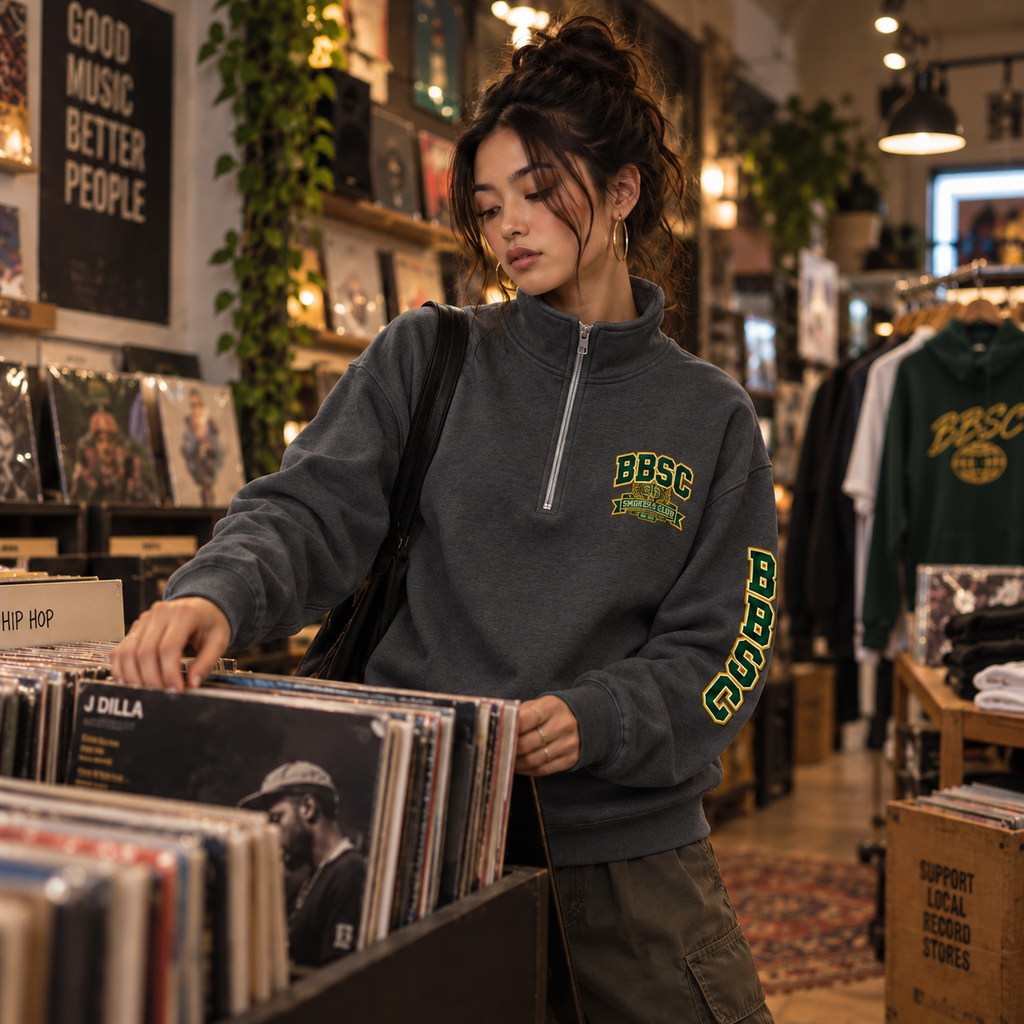 BBSC Heritage Heavyweight Half-Zip Pullover – Varsity Edition