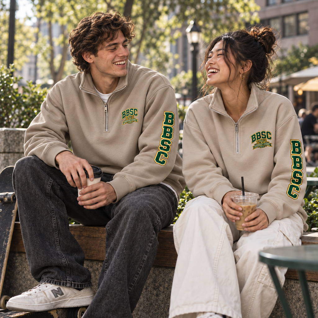 BBSC Heritage Heavyweight Half-Zip Pullover – Varsity Edition