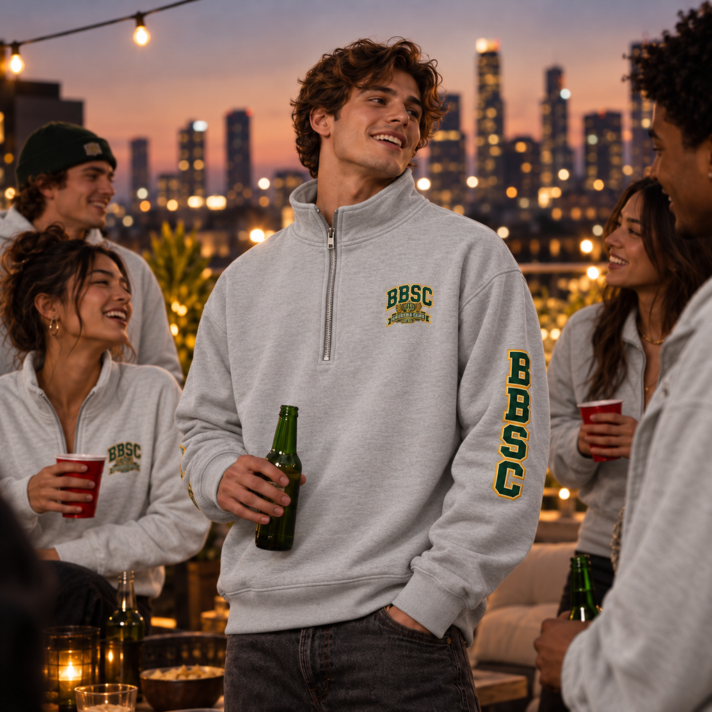BBSC Heritage Heavyweight Half-Zip Pullover – Varsity Edition