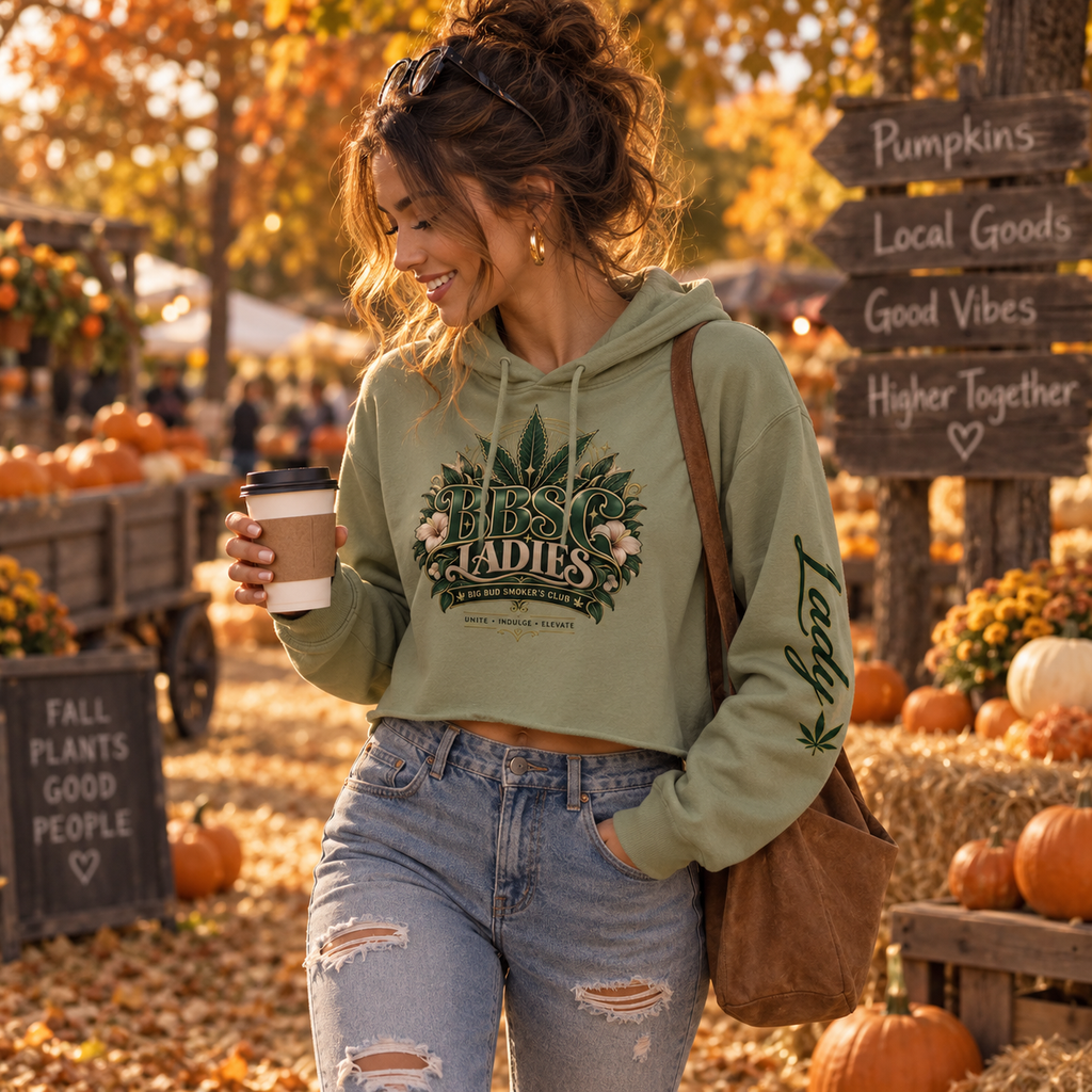 BBSC Ladies “Queens Support Queens” Cropped Hoodie