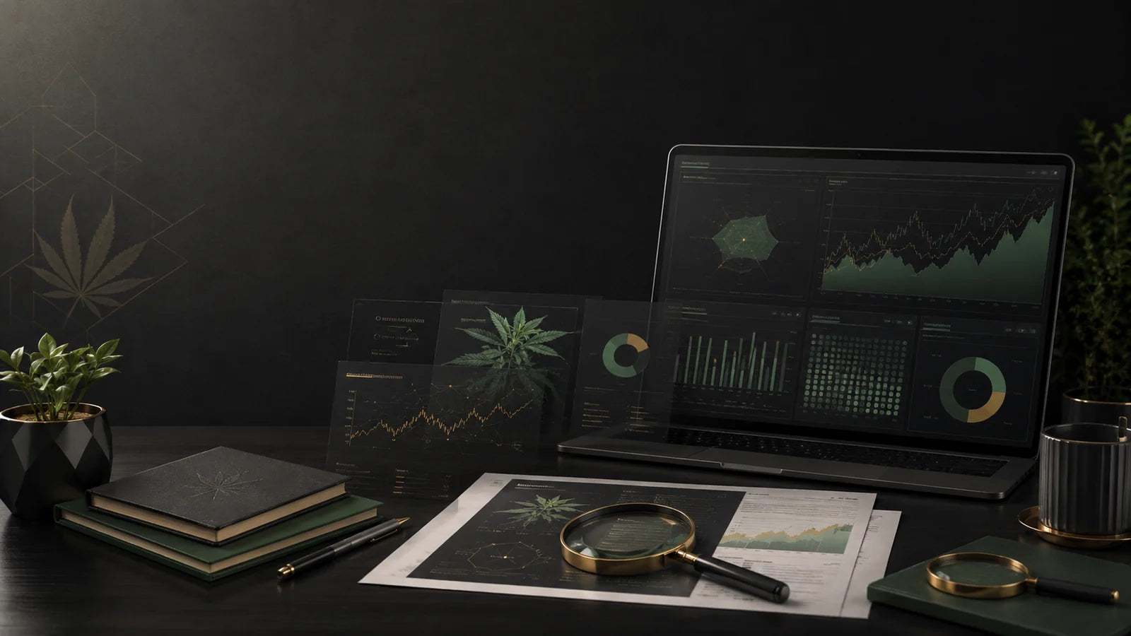Behind the Ticker Company Explorer artwork for public cannabis company profiles