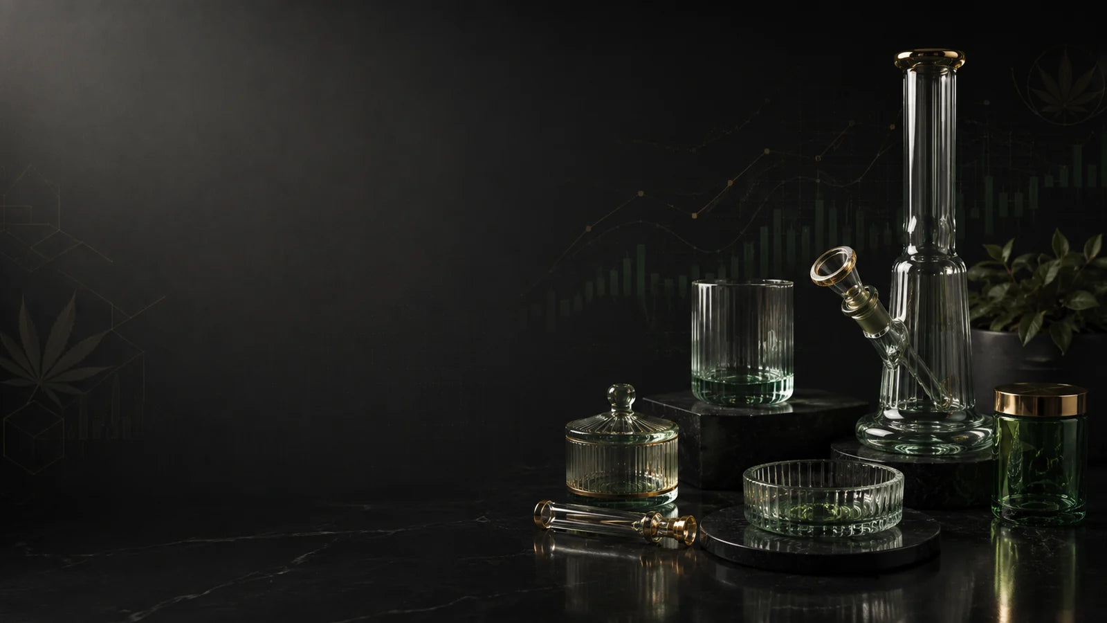 Functional Glass Market artwork for cannabis glass culture and craftsmanship