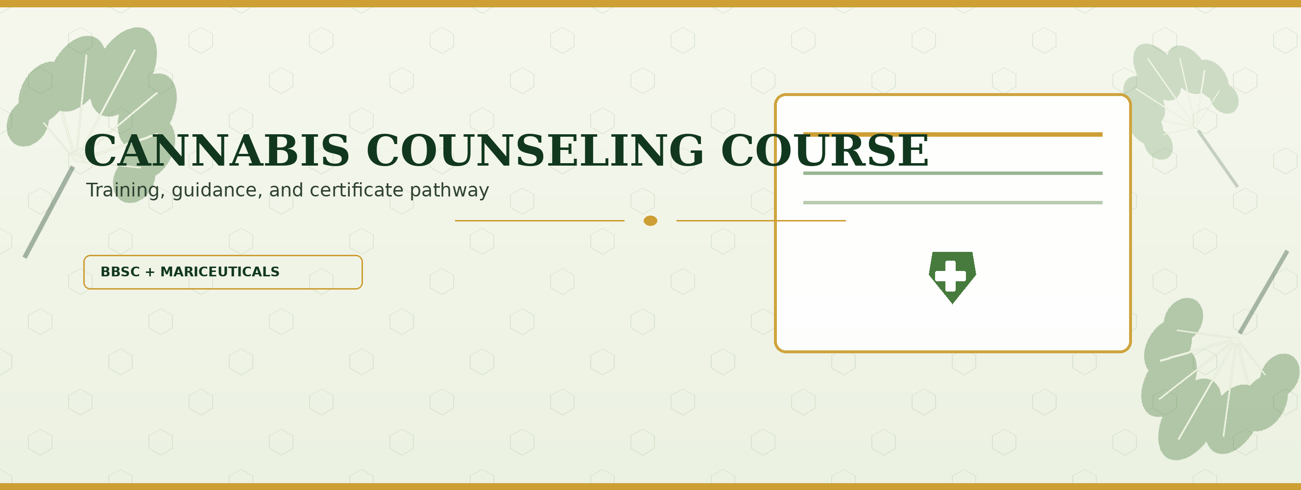 Cannabis Counseling Course