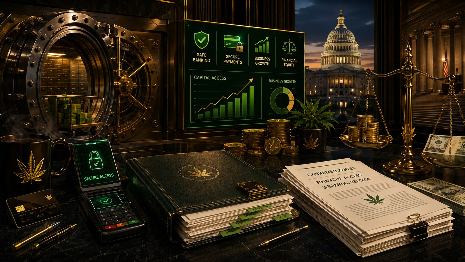 Major Banking Group Pushes Congress To Pass Cannabis Banking Reform