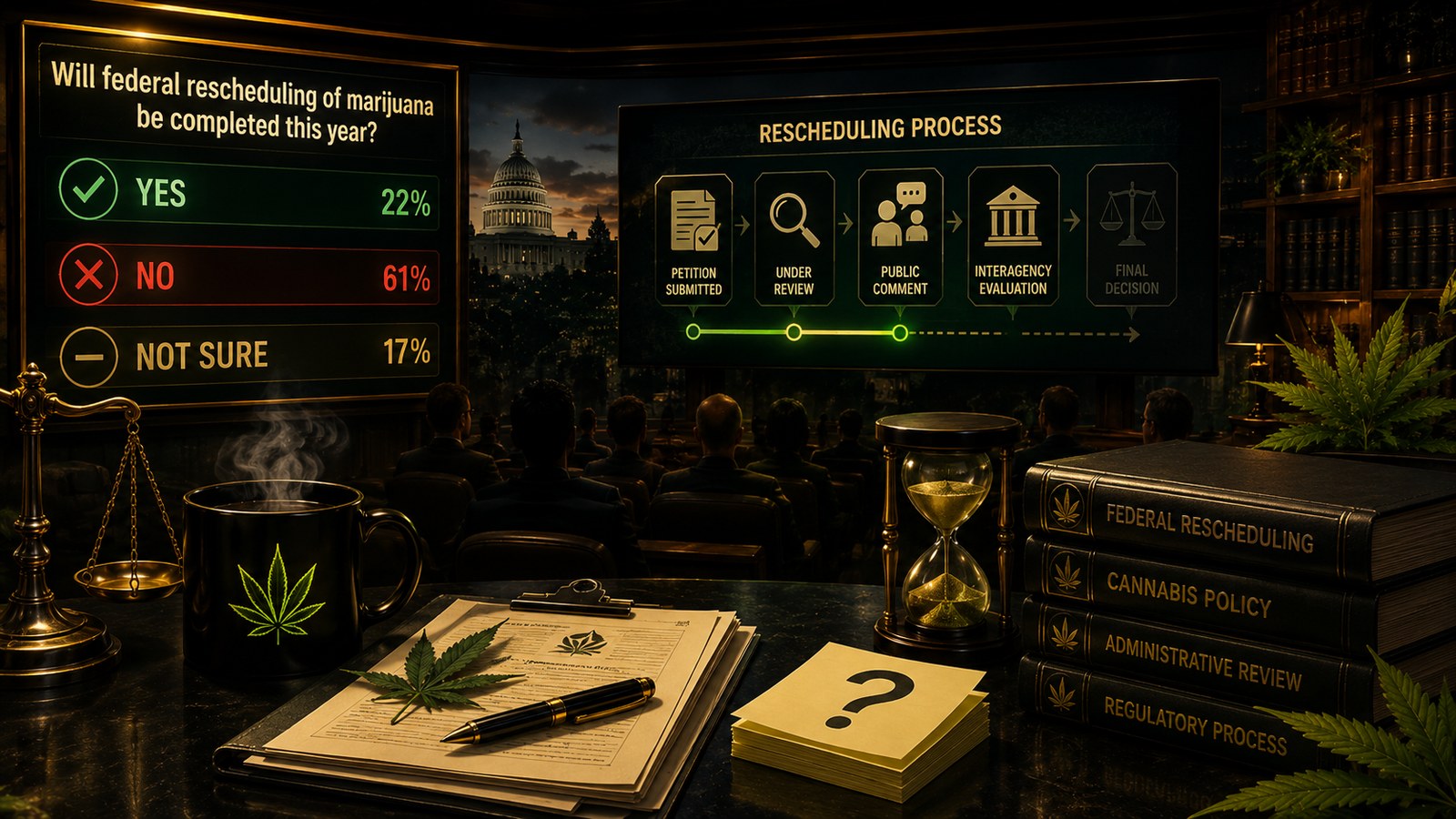 Most Marijuana Consumers Doubt Federal Rescheduling Will Finish This Year