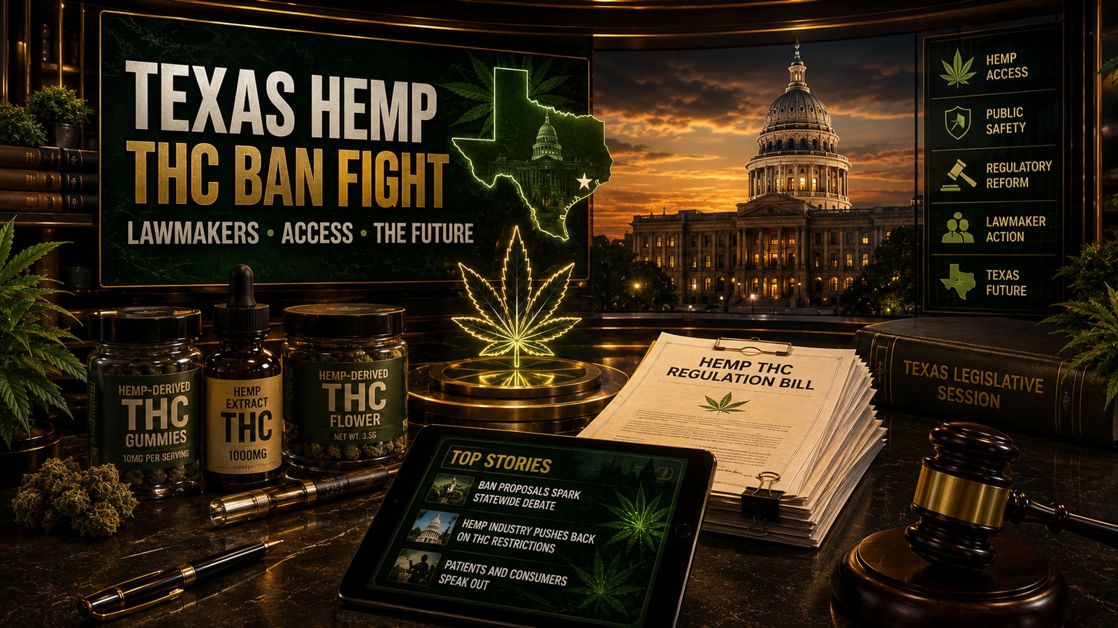 Texas Senator Pledges Renewed Push To Ban Hemp THC Products