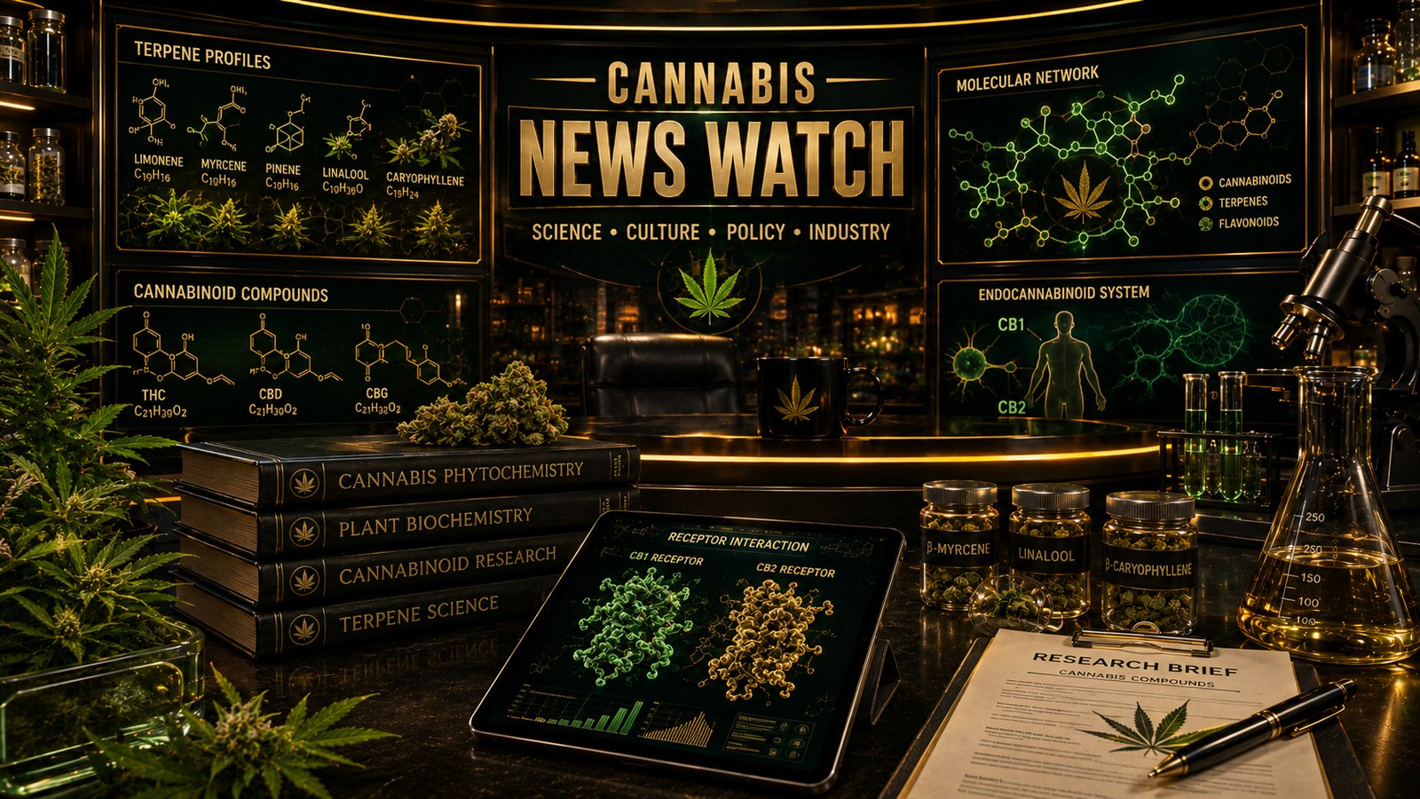 New Study Suggests Marijuana Entourage Effect Varies By Terpene And Receptor