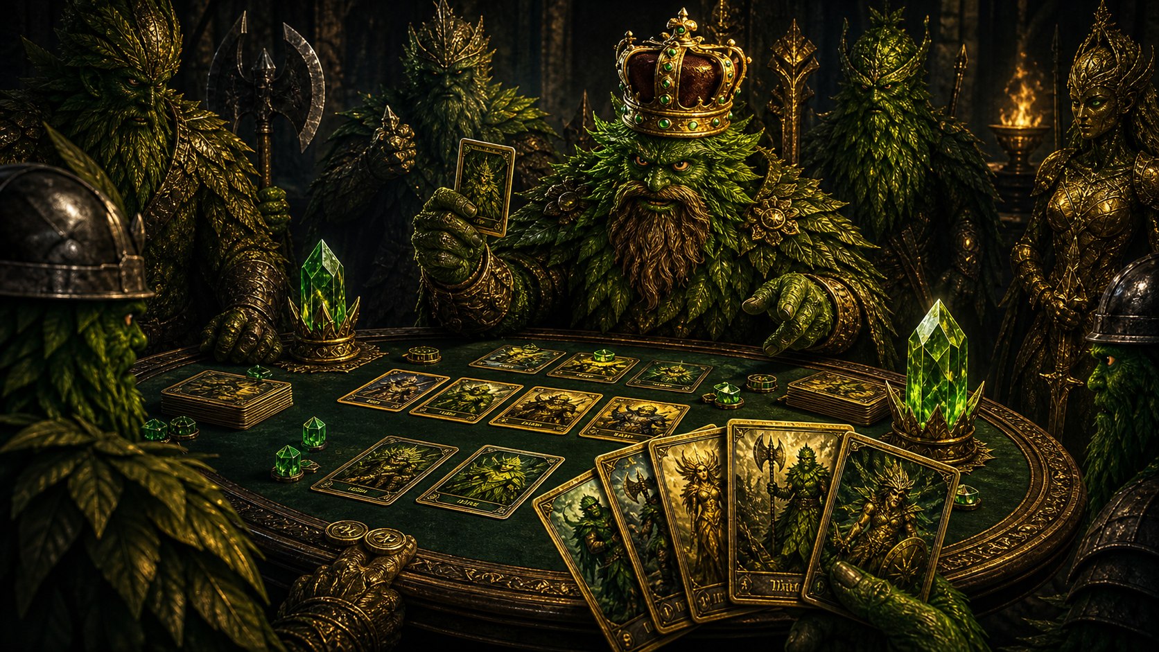 Collectible Cards artwork in the Grow Tent Kingdom