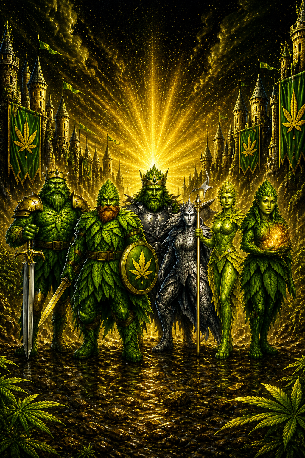 The Grow Tent Kingdom fantasy character artwork